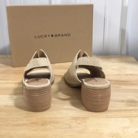 Lucky Brand Open Toe Heels - Picture 4 of 6